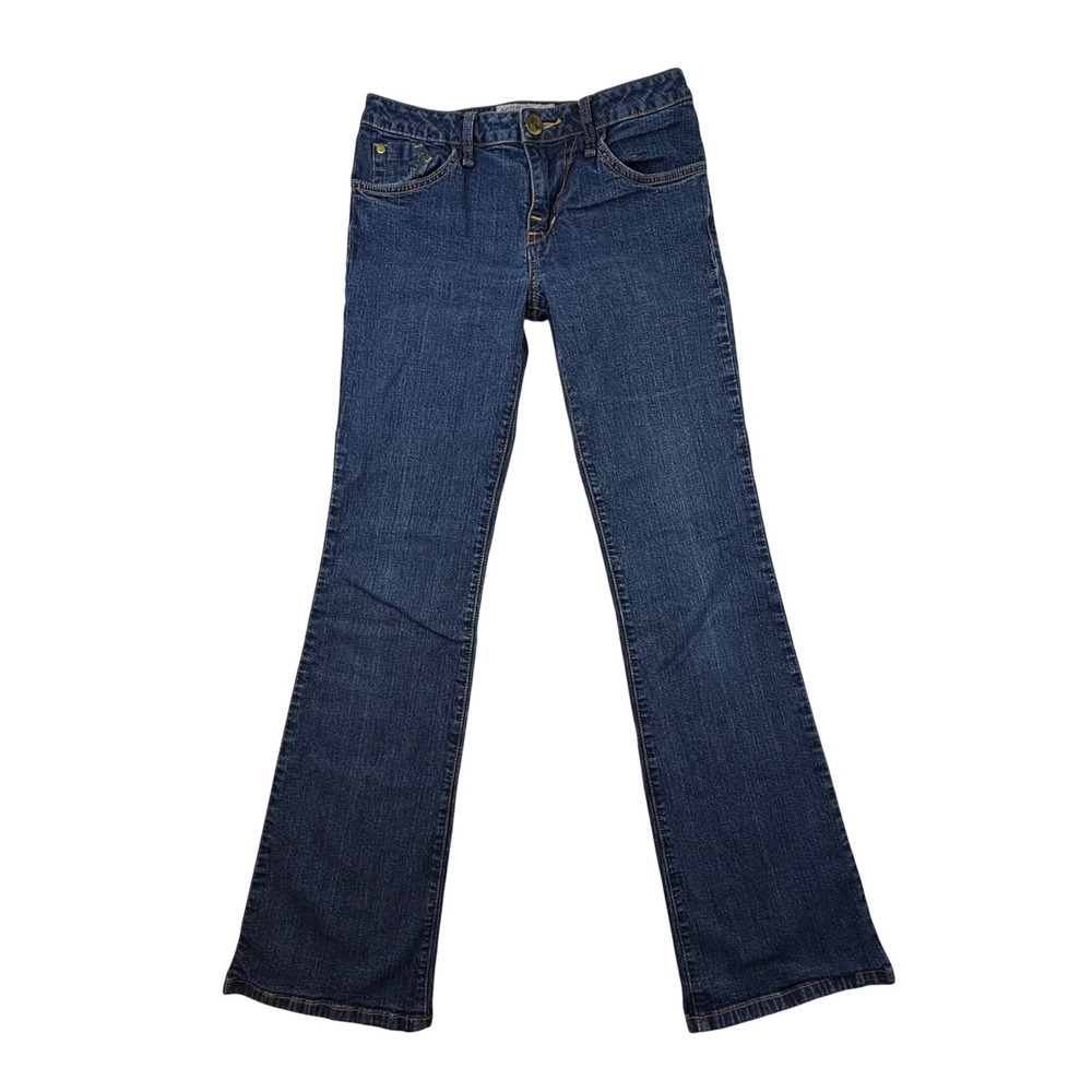 Y2K Baby Phat Fashions Silver Label Women Jeans Size 7‎ Bootcut Medium Wash